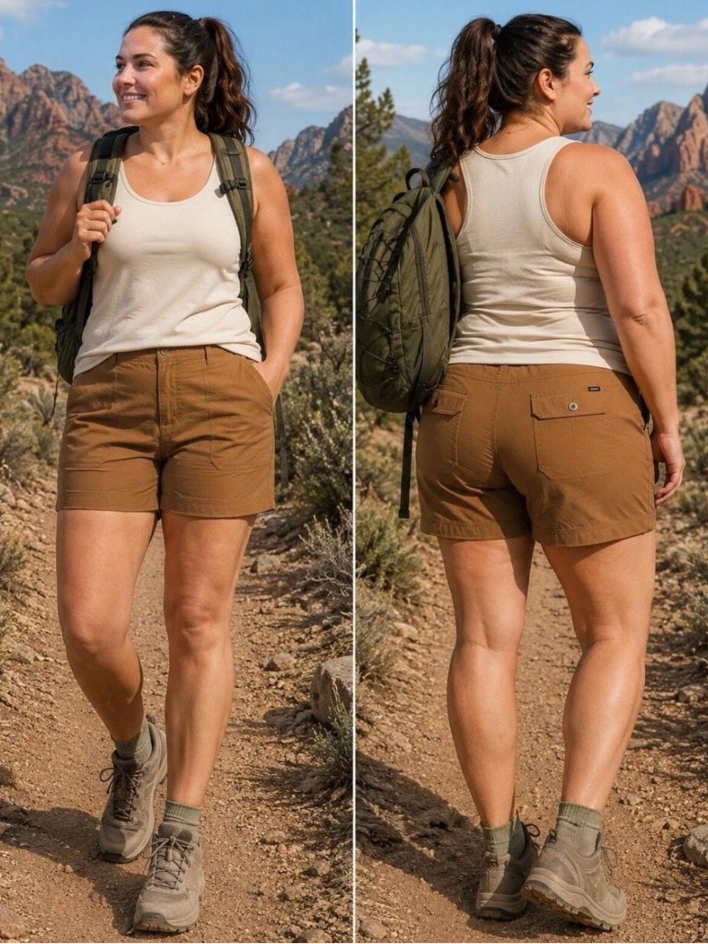 Prana Halle 2 Short Outdoors Hiking Size 16 Womens